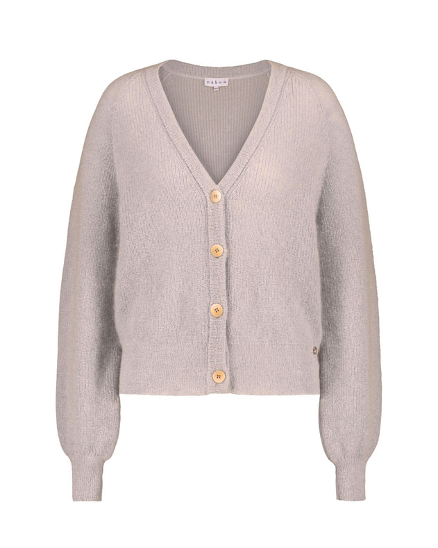Elsie Mohair Cardigan Harbor Mist