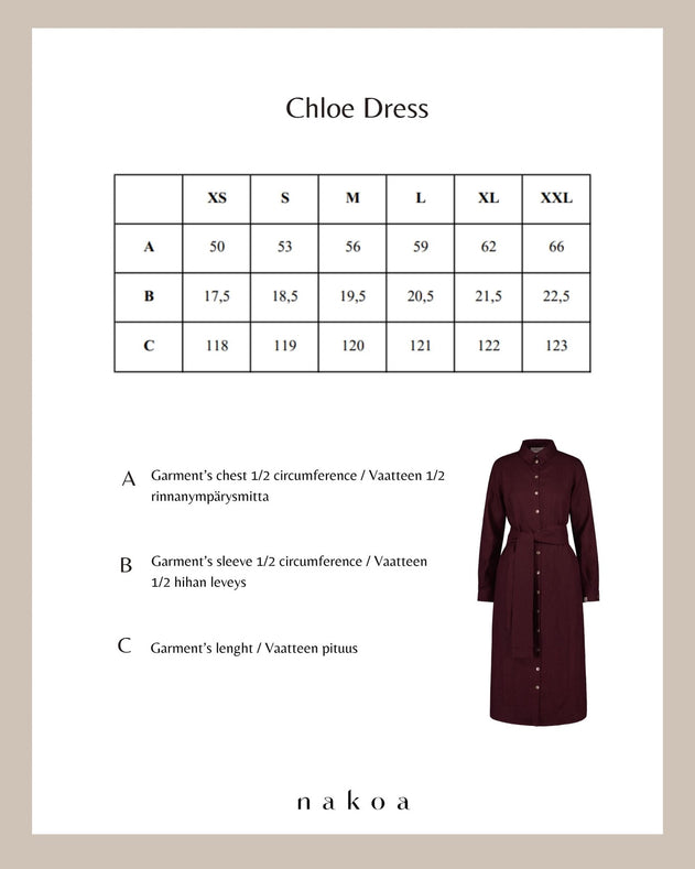 Chloe Linen Dress Merlot