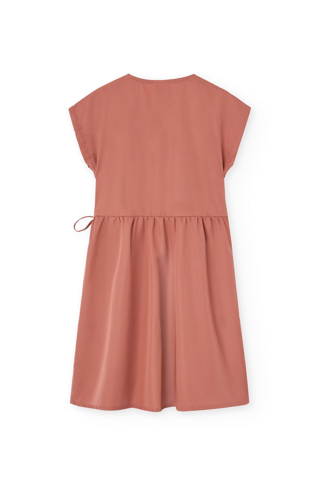 Hannia TENCEL™ Wrap Dress in Pink
