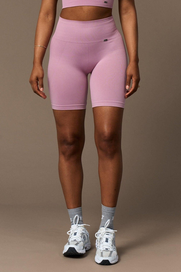 Bliss Push-Up Biker Shorts Rose