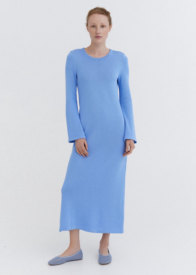 Knitted Cotton Maxi Dress