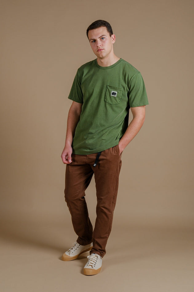 Men's Phoenix Pigment T-Shirt Pinnas Green