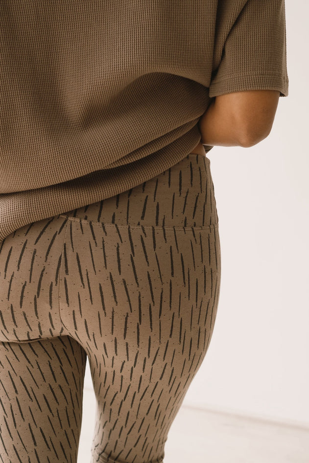 Helga Leggings Brown Bark