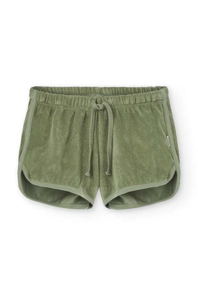 Kid's Huali Terry Shorts Green