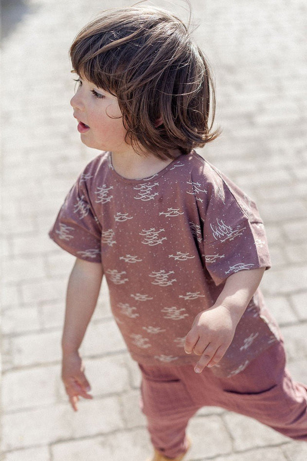 Kids' Erin T-Shirt Fish School Mauve