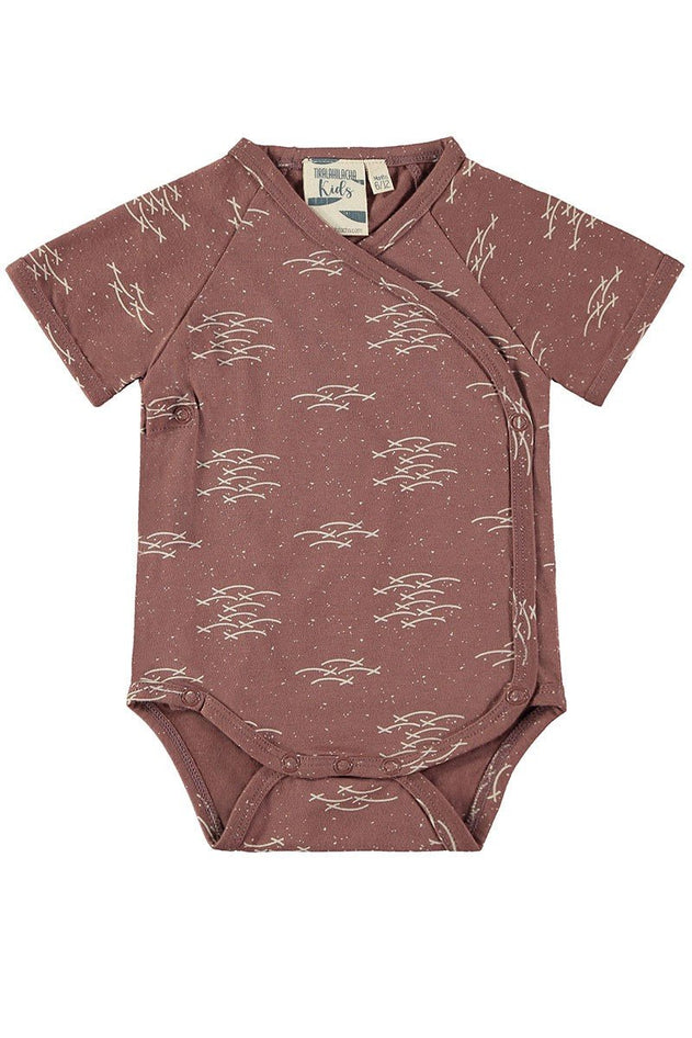 Baby's Enar Bodysuit Fish Mauve