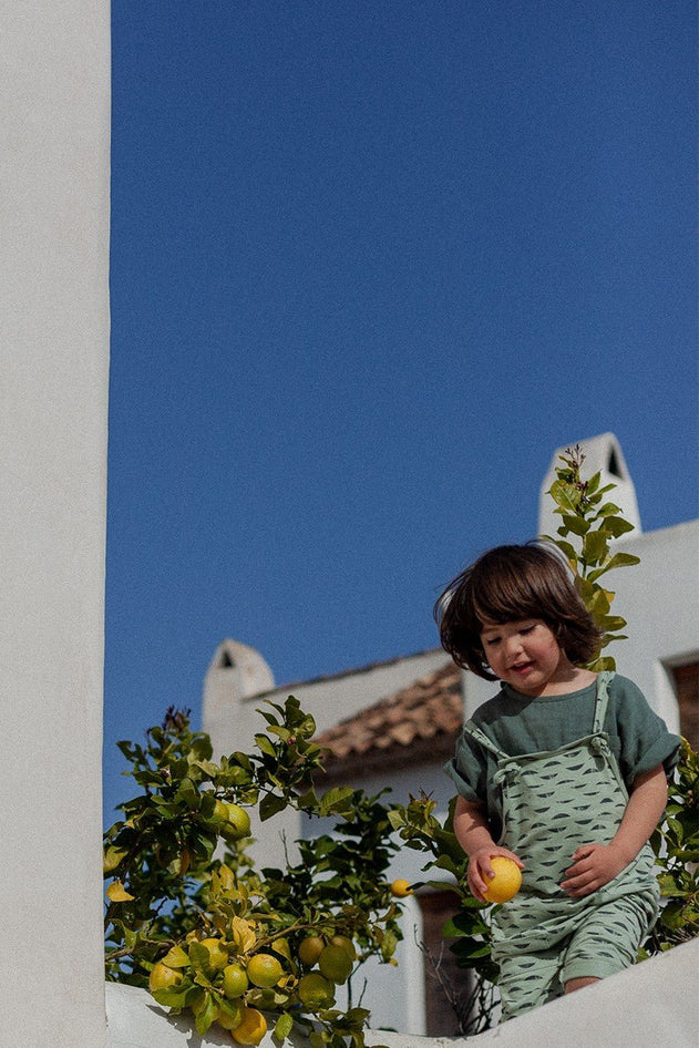 Kid's Eines Jumpsuit Green Reflections