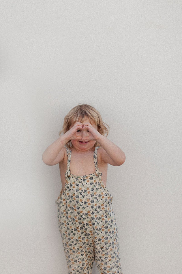 Kid's Eines Jumpsuit Coral Beige