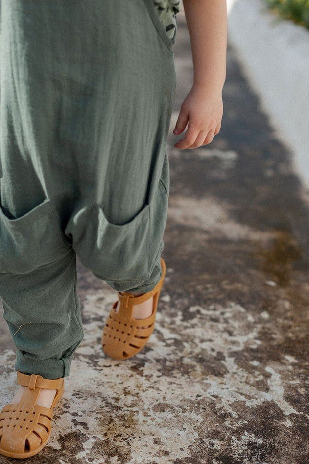 Kid's Eines Jumpsuit Green