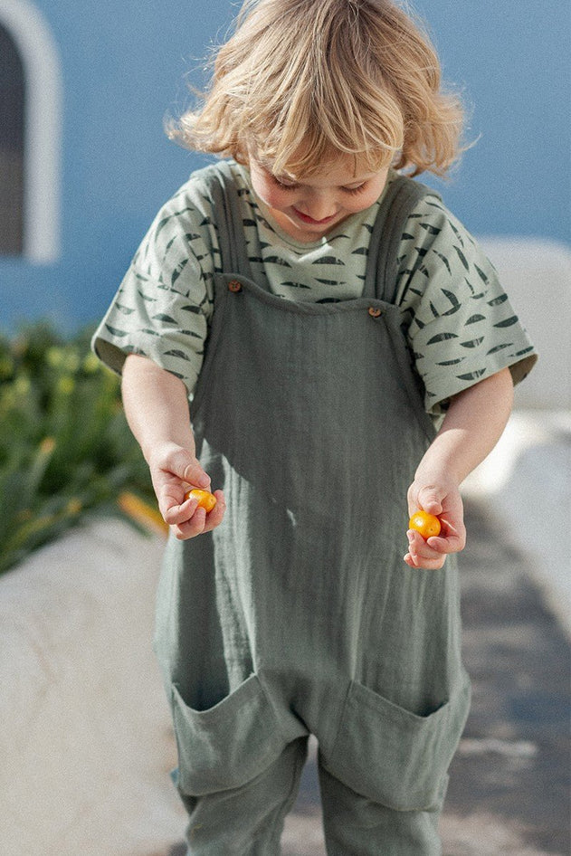 Kid's Eines Jumpsuit Green