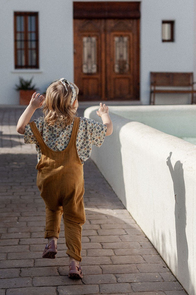 Kid's Eines Jumpsuit Mustard