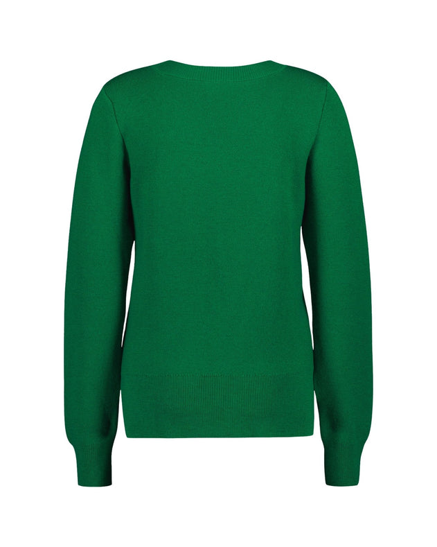 Kelly Merino Jumper Holly Green
