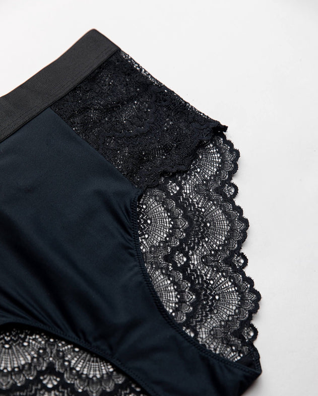 Highwaist Briefs Saboteur Black