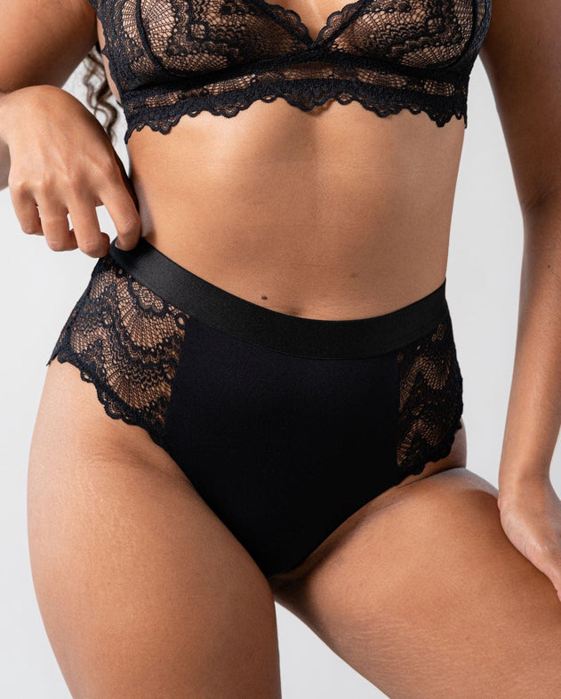 Highwaist Briefs Saboteur Black