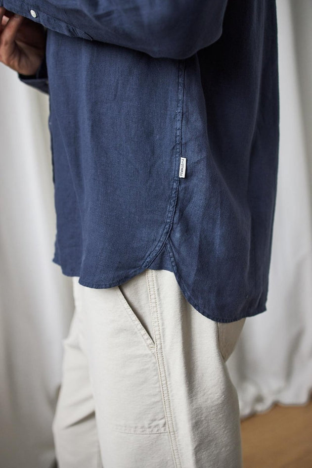 Fabal Shirt Navy Blue - IVALO.COM