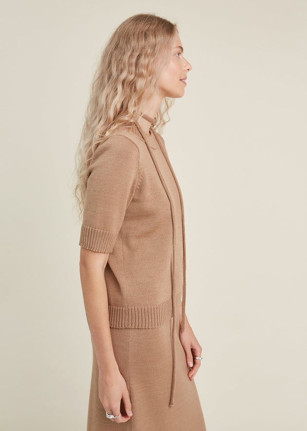 Knitted Merino Wool Top