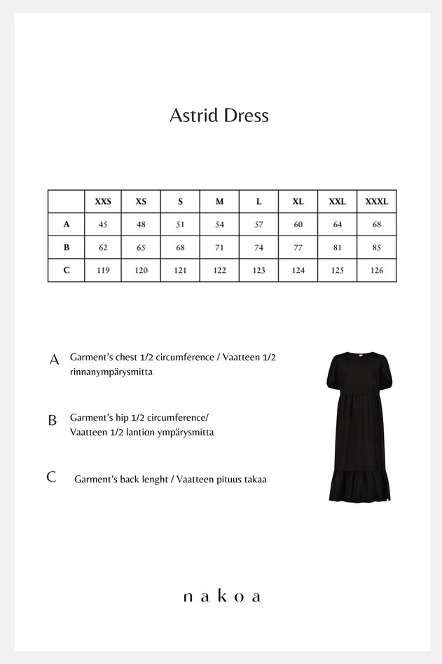 Astrid Dress Black