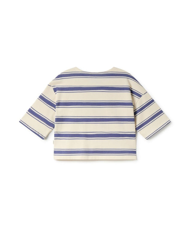 Fingal T-Shirt Cobalt Blue Stripes - IVALO.COM