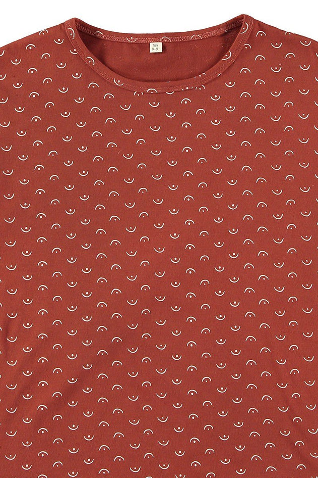 Kid's Organic Cotton T-Shirt Tits Red