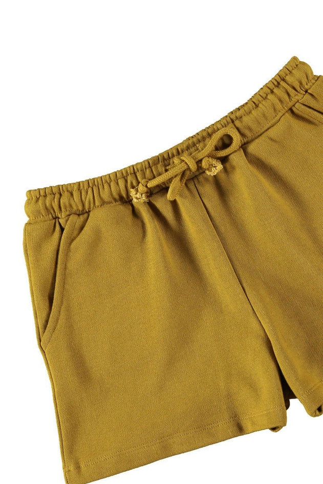 Kids' 100% Organic Cotton Shorts Mustard