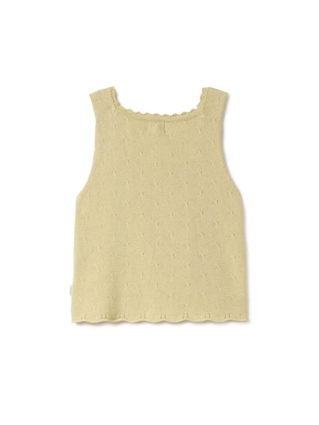 Froson Knit Top Yellow - IVALO.COM