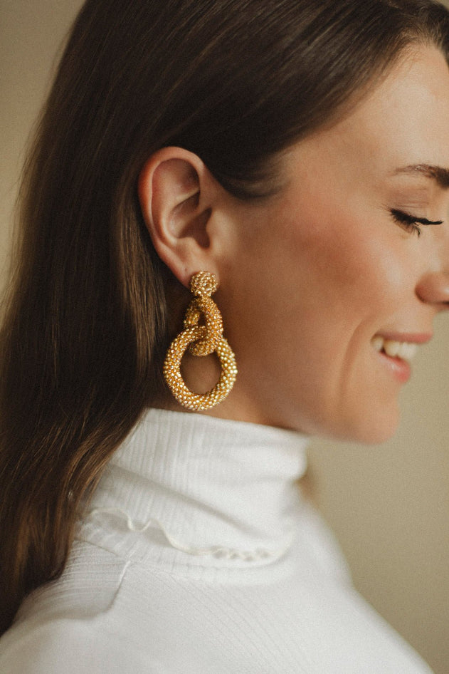 Gia Earrings Gold