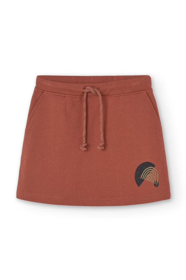 Kids' Gaya Short Flared Skirt Mars Red