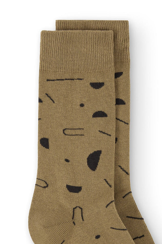 Kids' Crew Socks Beige Sideral Rain