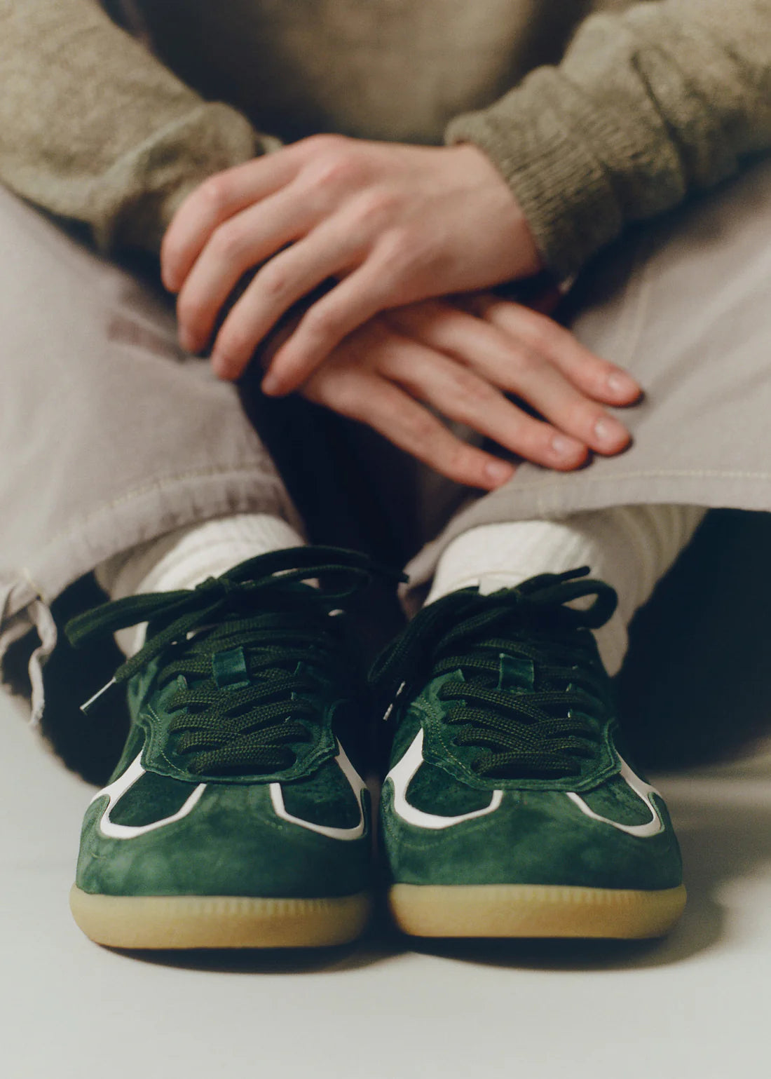 Tb.490 Rife Leather Sneakers Forest Green