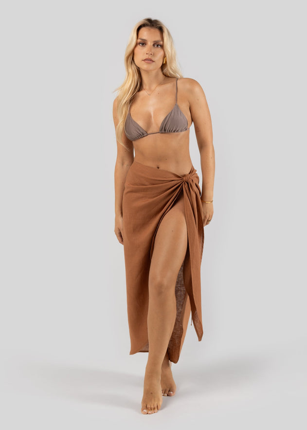 Hera Pareo Skirt Terracota