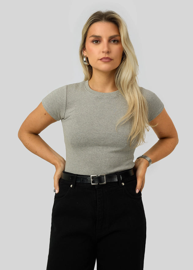 Ryder Baby Tee Grey