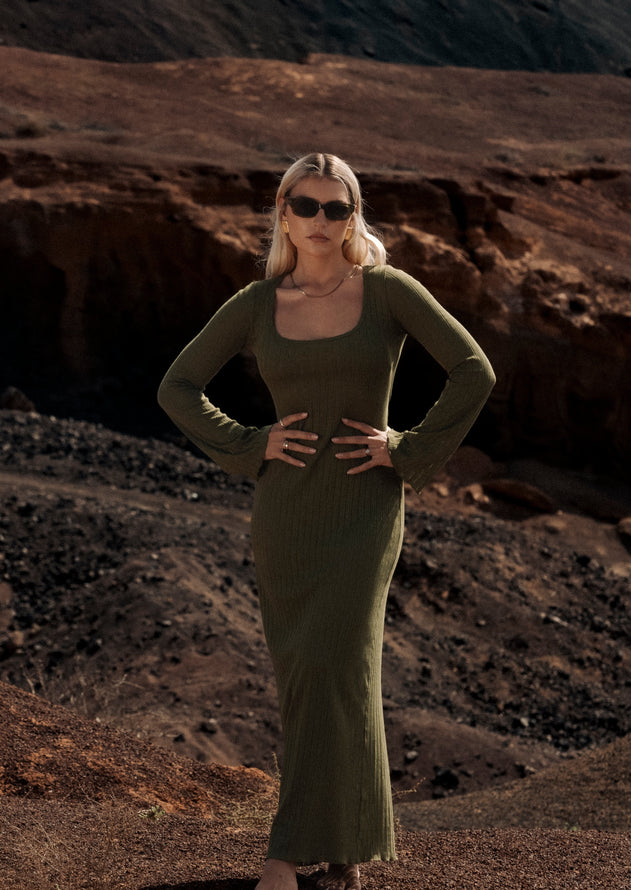 Athena Maxi Dress Green