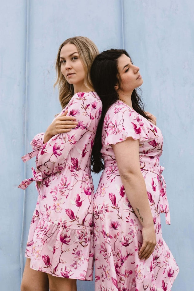 Hailey Dress Ballet of Blossoms Pink - IVALO.COM