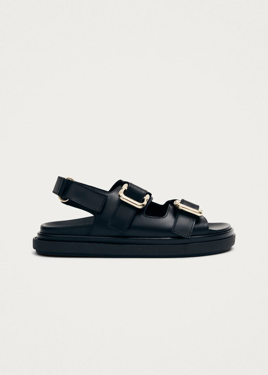 Harper Leather Sandals Black