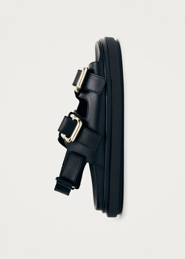 Harper Leather Sandals Black