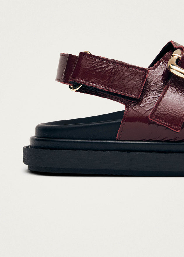 Harper Leather Sandals Onix Burgundy