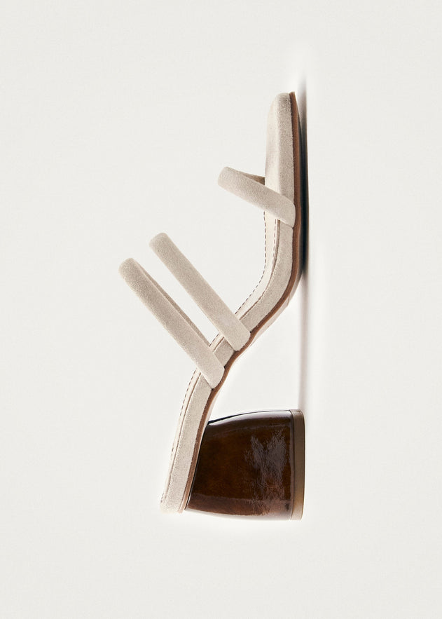 Indiana Leather Sandals Stone Beige