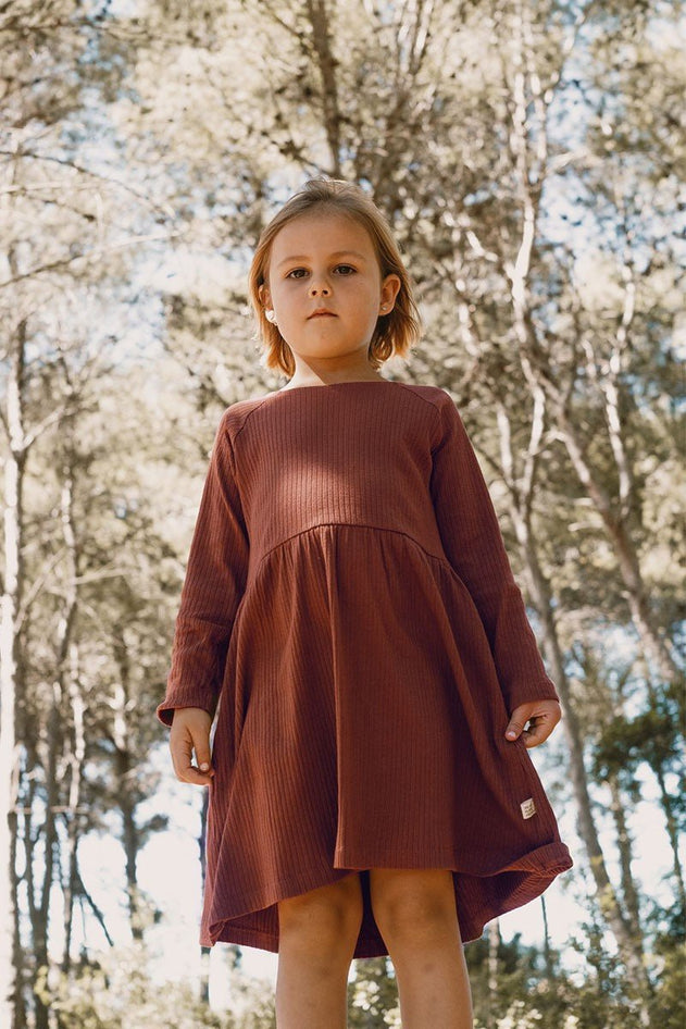 Kids' Jess Dress Garnet