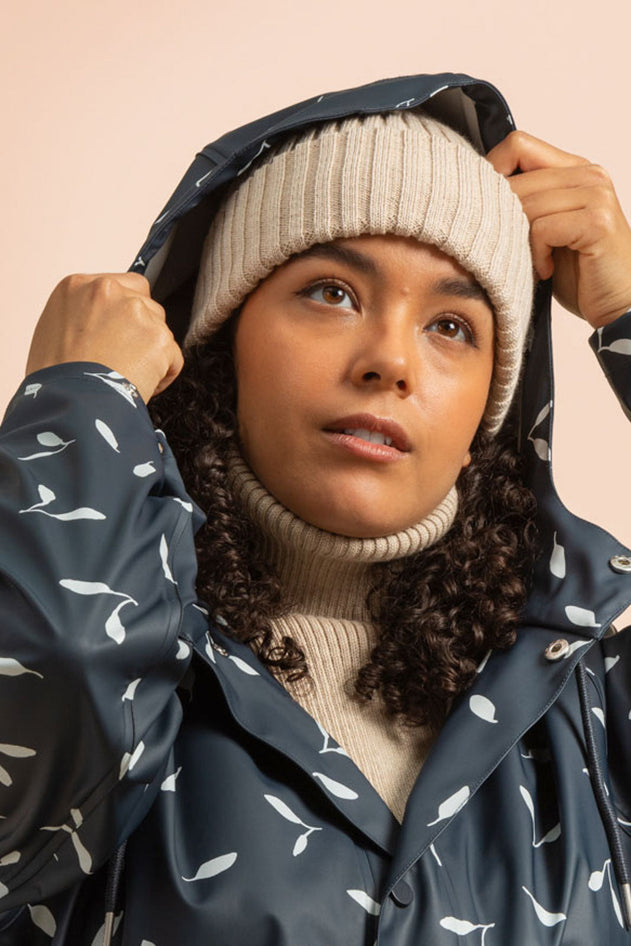 Rib Neck Warmer Light Sand