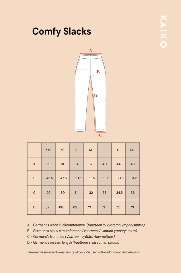 Comfy Slacks Chocolate