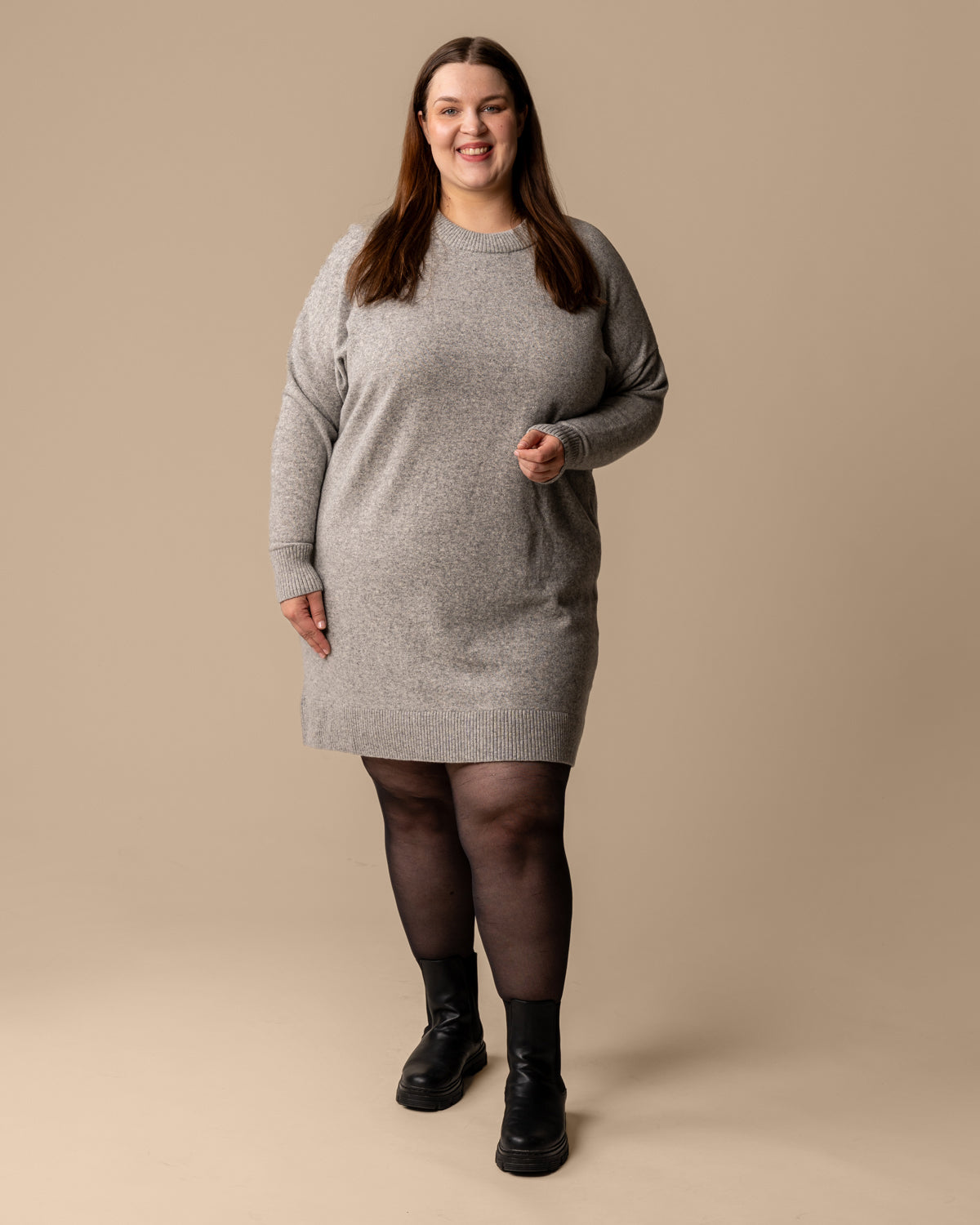 Kajo Knitted Dress Grey