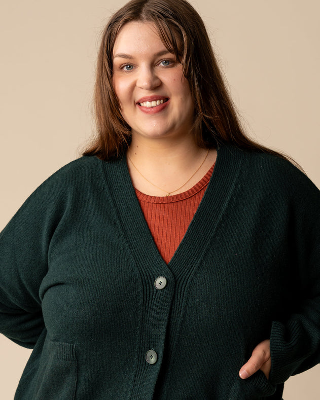 Kaste Cardigan Green