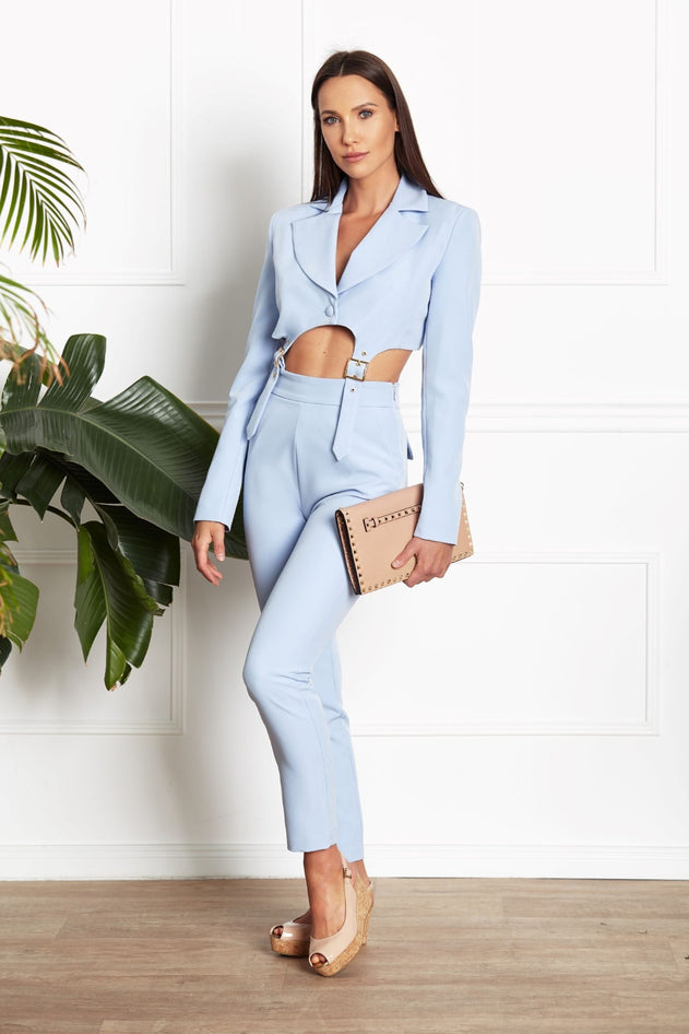 Feminity Blazer Light Blue