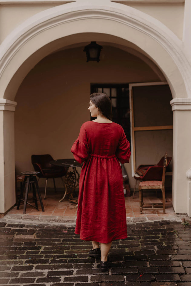 Rugilė Linen Dress