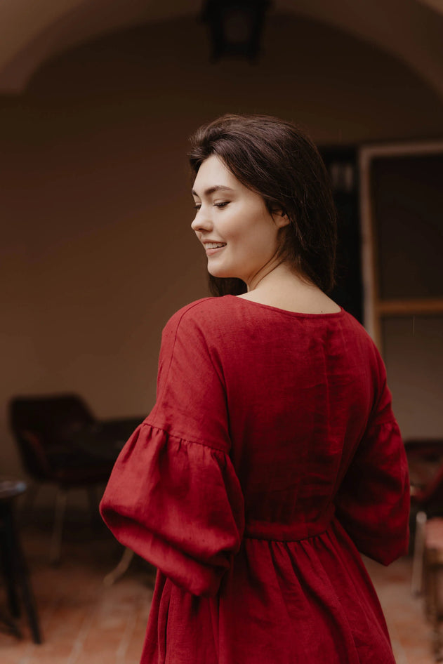 Rugilė Linen Dress
