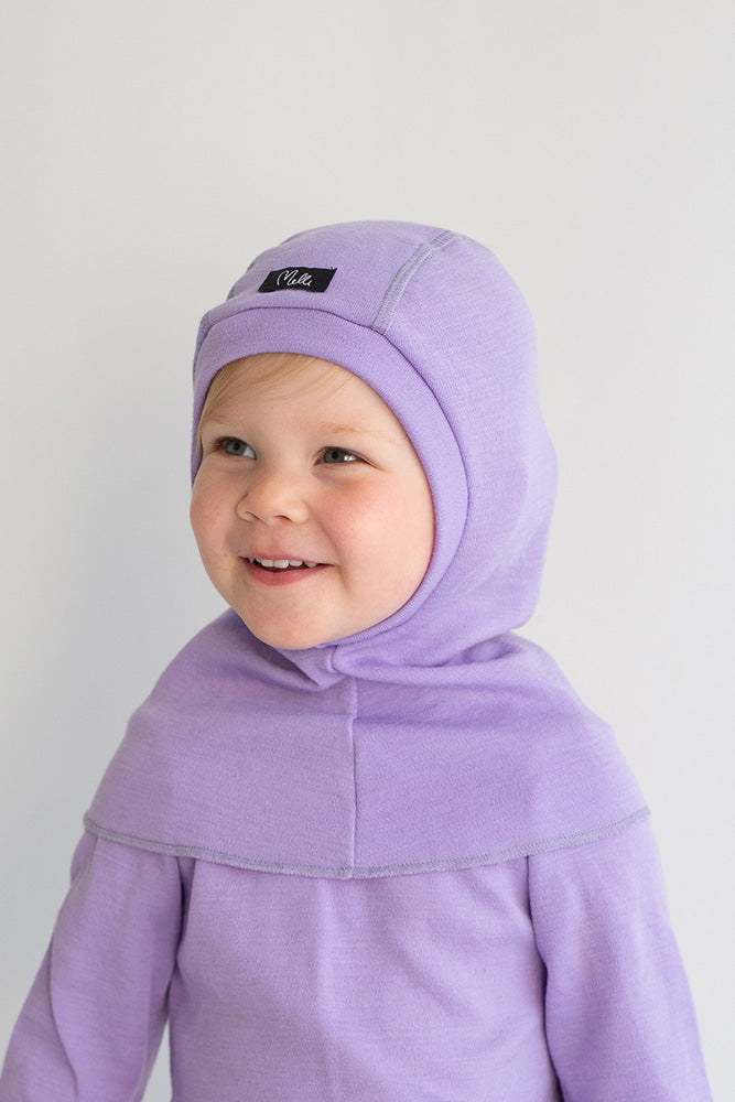 Merino Balaclava Lavender