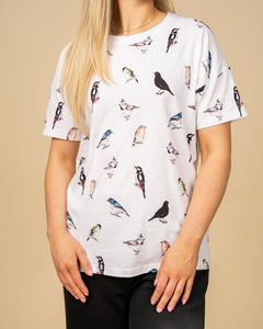Birds T-Shirt White