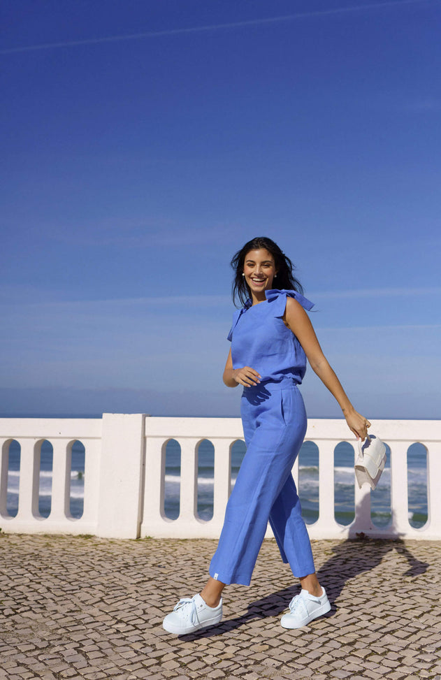 Lauren Top Marina Blue