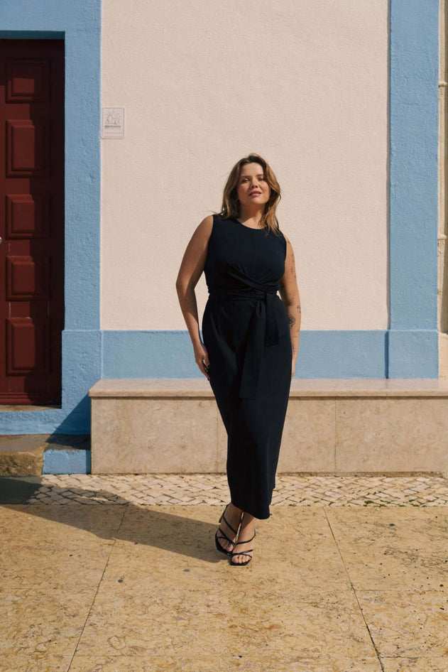 Maya Dress Black - IVALO.COM