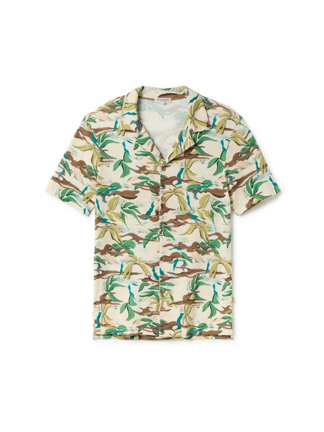 Maziwi Shirt Ecru/Green - IVALO.COM